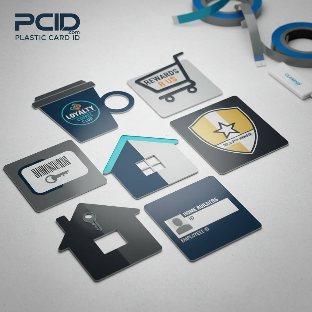 Plastic Card ID Custom-Shaped Plastic Cards Plastic Card ID
