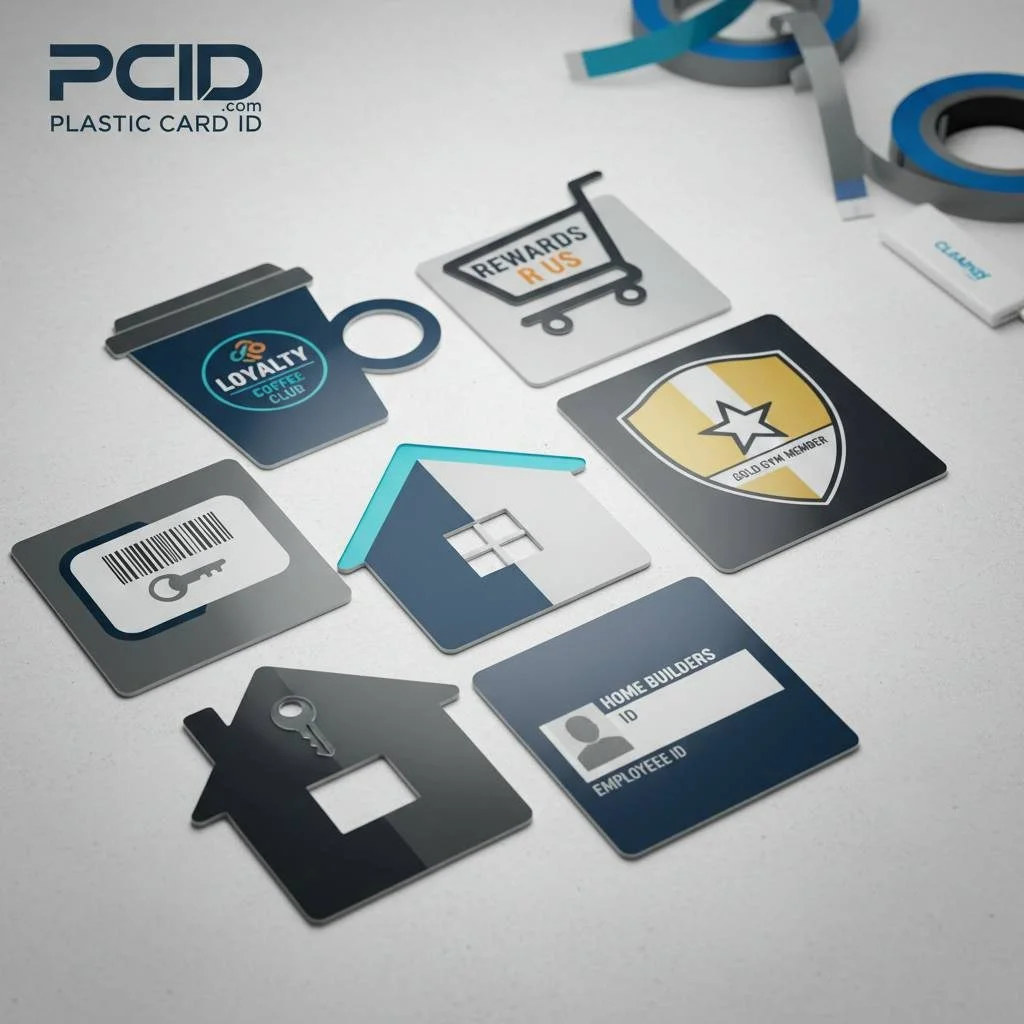Plastic Card ID Custom-Shaped Plastic Cards Plastic Card ID