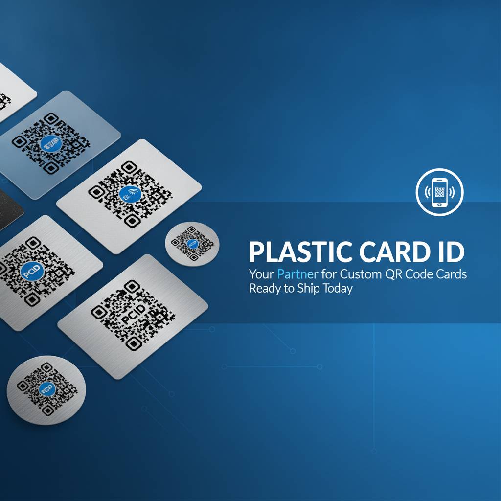 Plastic Card ID: Ready to Ship Your Custom QR Code Cards Today