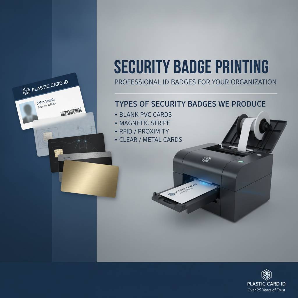 Types of Security Badges We Produce